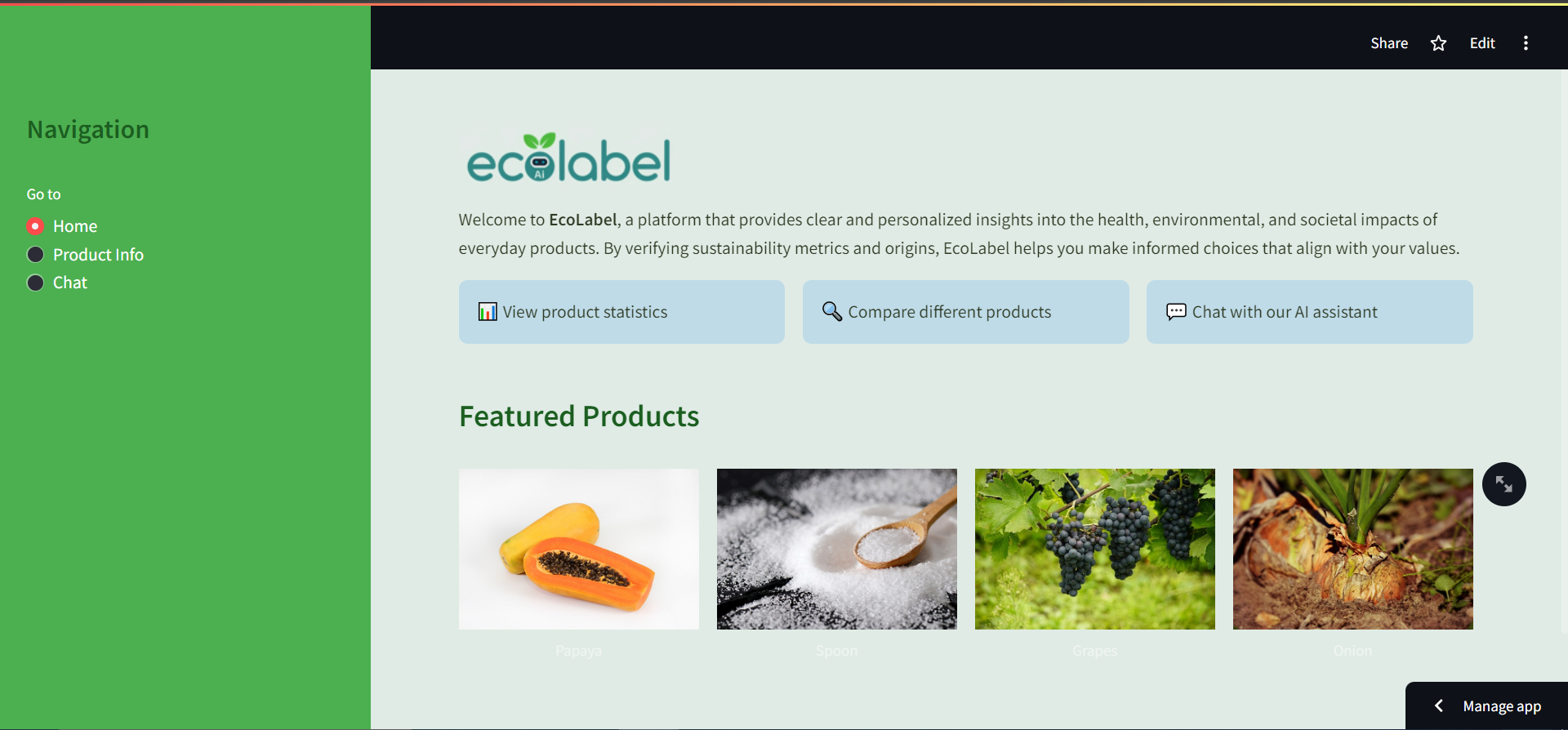 EcoLabel Project