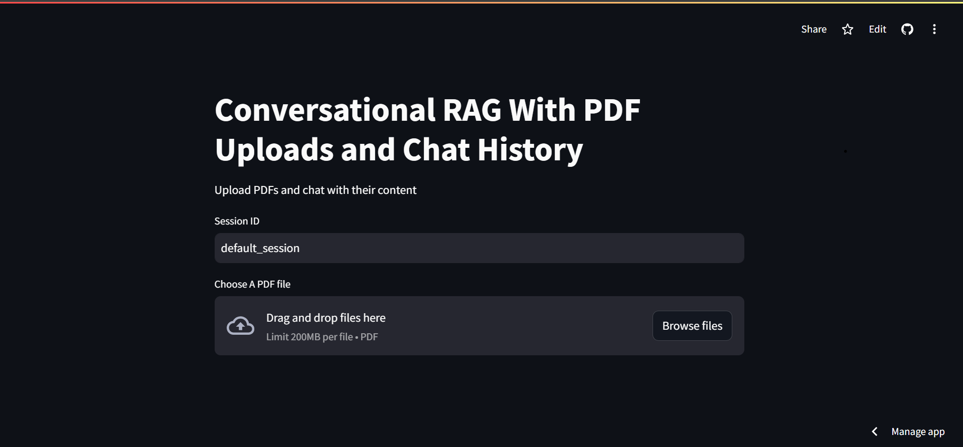 Conversational Bot Project